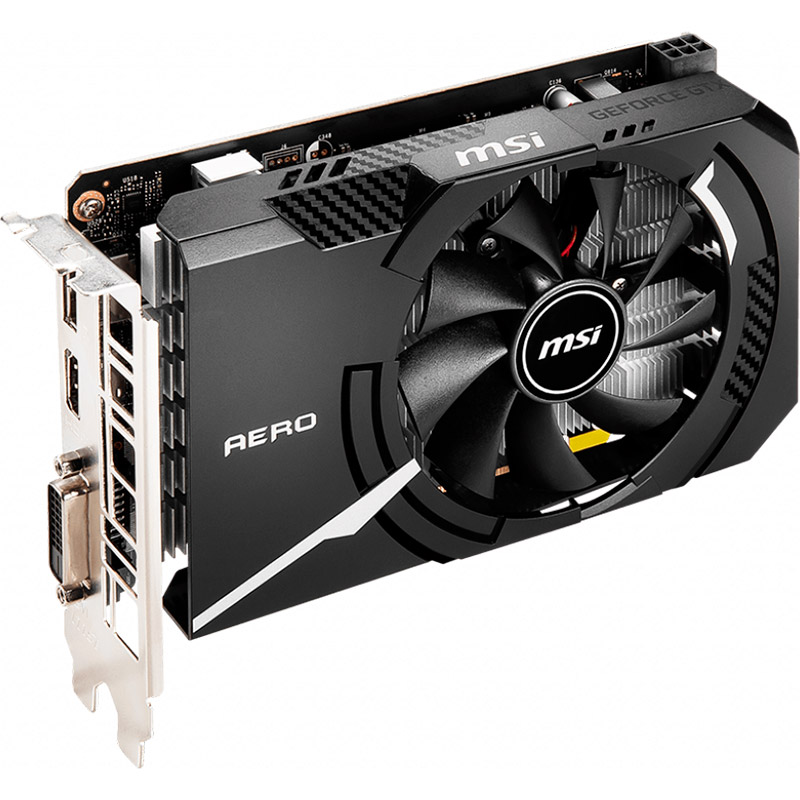 Відеокарта MSI GTX 1650 D6 AERO ITX V1 (4719072754846) Об'єм вбудованої пам'яті, Гб 4