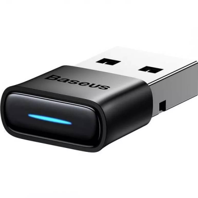 Bluetooth-адаптер BASEUS BA04 black (39681black) Основные характеристики интерфейс подключения: USB; версия Bluetooth: 5.0;  рабочее расстояние: до 20 м;  не требует установки драйверов для Windows 8 и выше; позволяет одновременно подключить до 7 устройств; запоминающее автоматическое сопряжение; оснащен световым индикатором