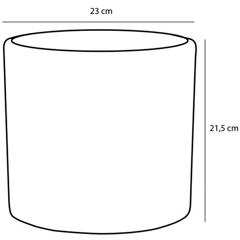 Горшок для растений EDELMAN Mica Decorations Era 28 см 14.2 л Sand Grey (1035841) Материал керамика