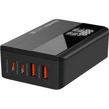Сетевое зарядное устройство COLORWAY Power Delivery GaN 100W Black (CW-CHS041PD-BK)