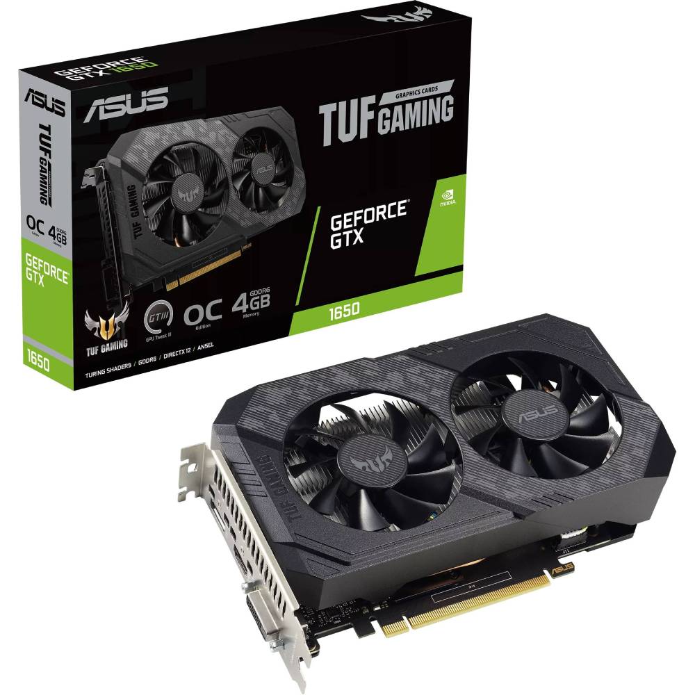 Фото 4 Відеокарта ASUS GeForce GTX 1650 TUF GAMING 4GB 128bit 1590/12000 (90YV0GX3-M0NA00)