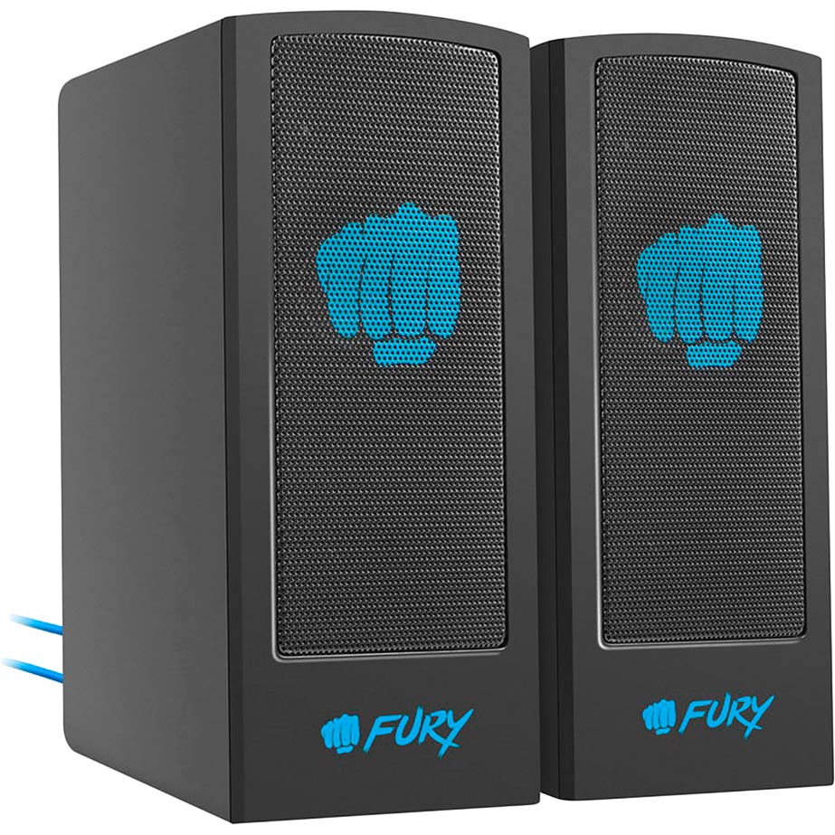 Колонки Fury Skyray 5 Вт 2.0 (RMS) USB Black (NFU-1309) Загальна вихідна потужність 5