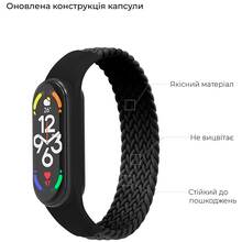 Ремешок ARMORSTANDART для Xiaomi Mi Band 4/5/6/7 Black size L (ARM58763)