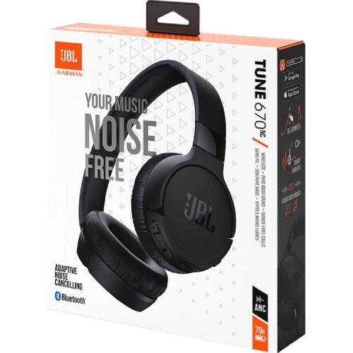 Зображення Гарнітура JBL TUNE 670NC Black (JBLT670NCBLK)