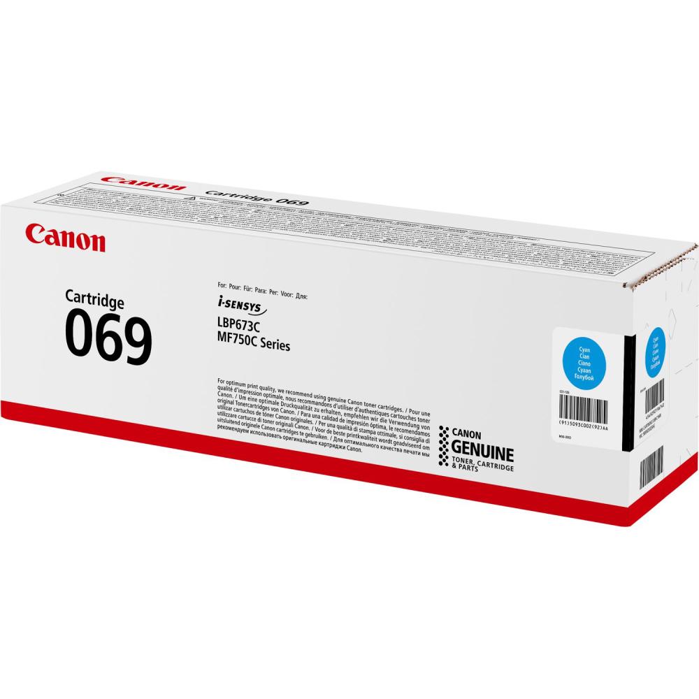 Картридж CANON 069 MF752Cdw/MF754Cdw Cyan (5093C002) Тип оригинальный