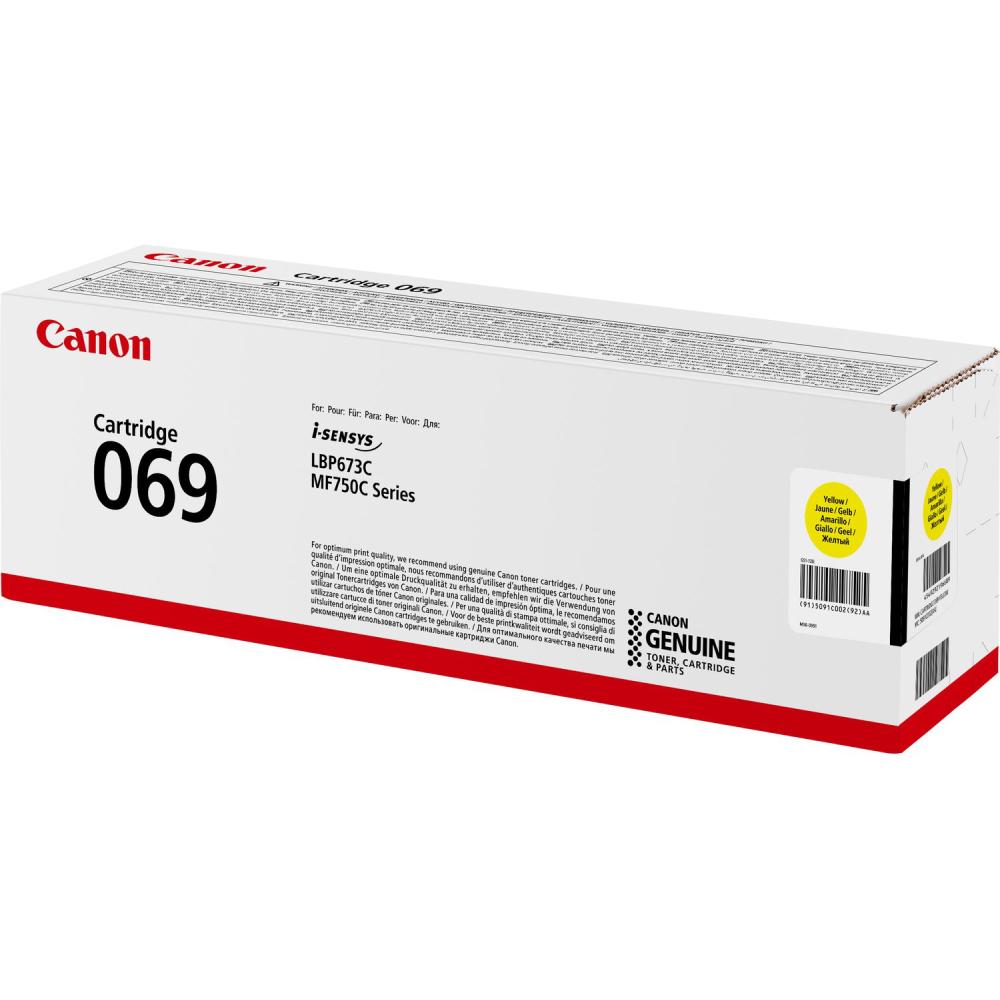 Картридж CANON 069 MF752Cdw/MF754Cdw Yellow (5091C002) Для бренда Canon