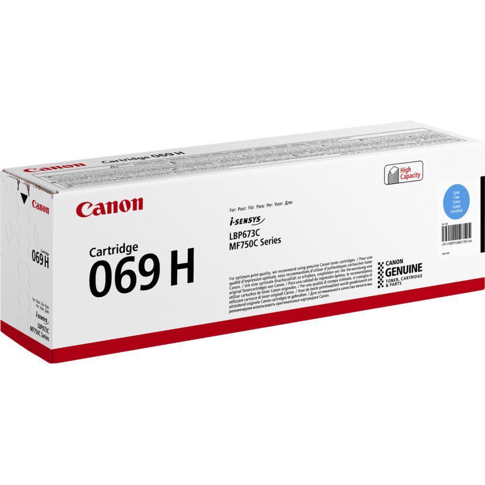 Картридж CANON 069H MF752Cdw/MF754Cdw Cyan (5097C002) Тип оригинальный