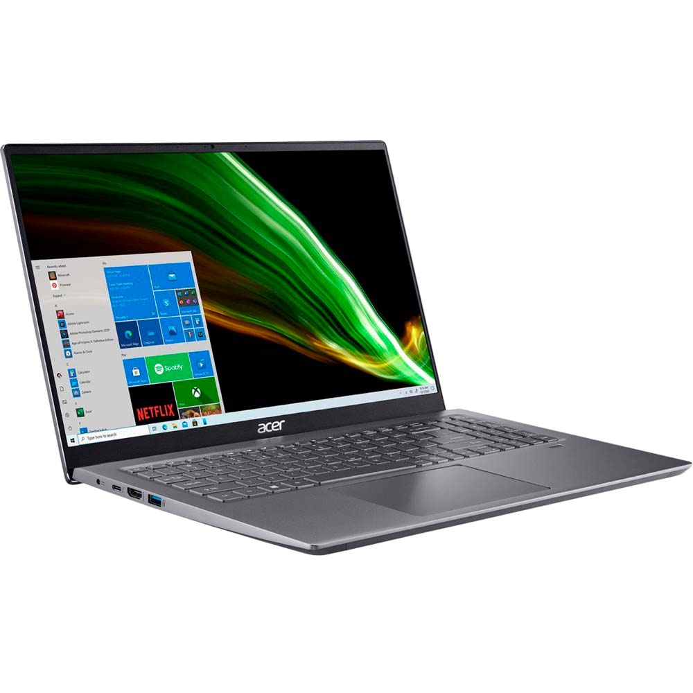 Ноутбук ACER Swift X SFX16-51G-54S5 Grey (NX.AYKEU.006) Роздільна здатність дисплея 1920 x 1080