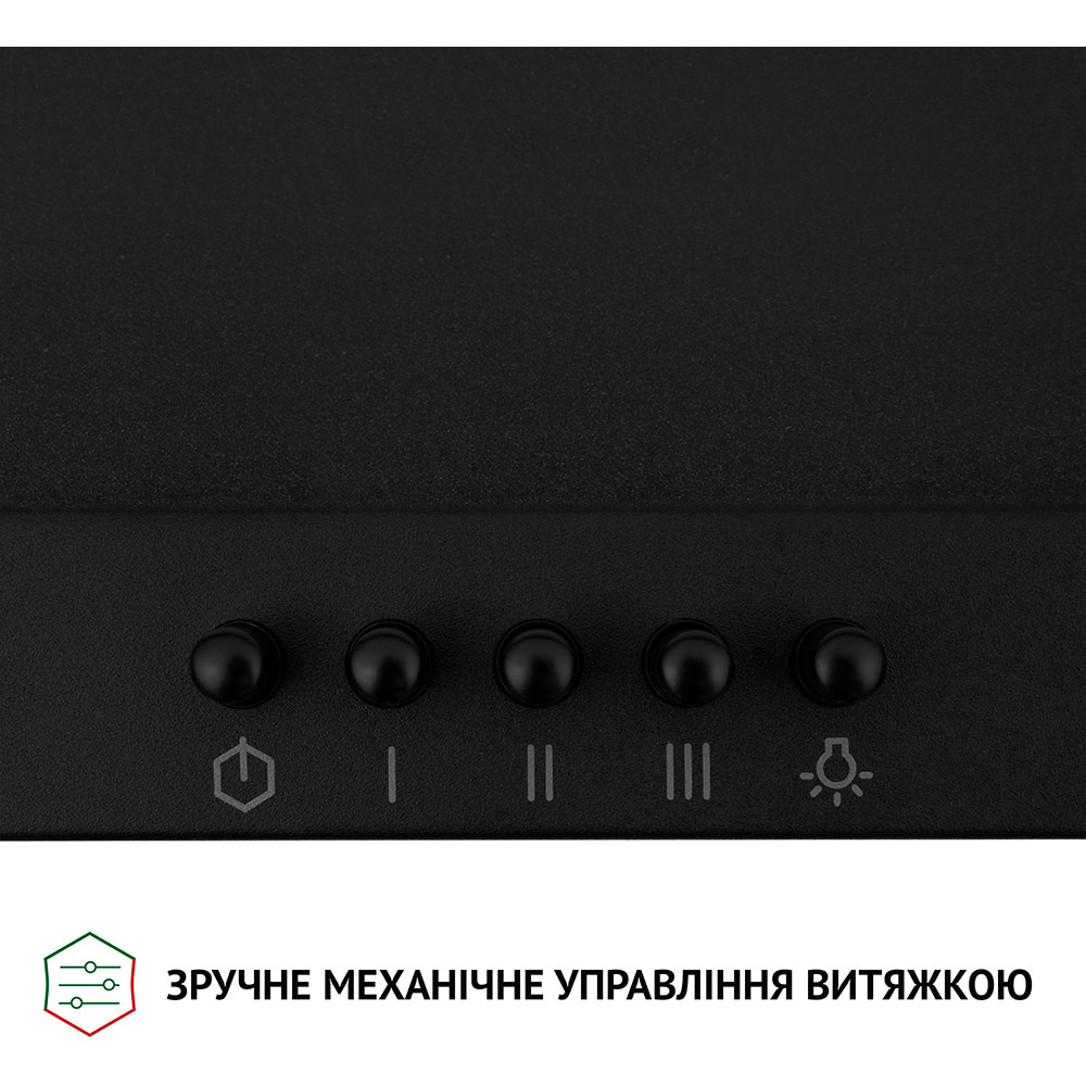 Зовнішній вигляд Витяжка PERFELLI K 6402 BL 850 LED