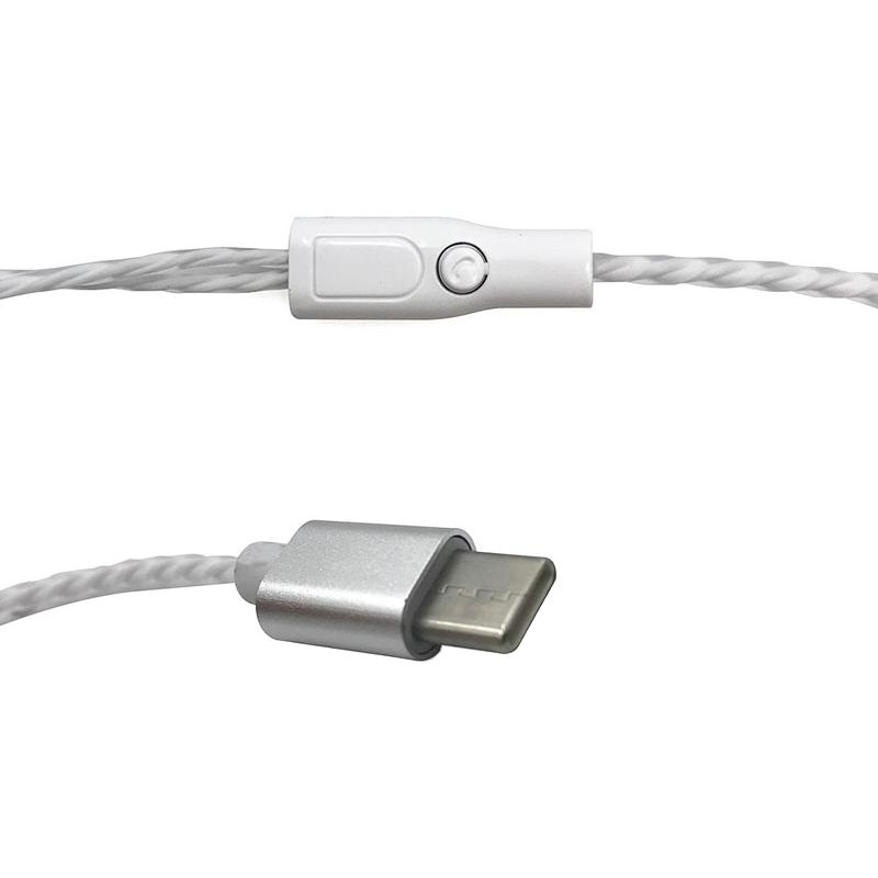 Гарнитура MEDIA-TECH Magicsound USB-C White (MT3600W) Конструкция внутриканальные (в ушной канал)