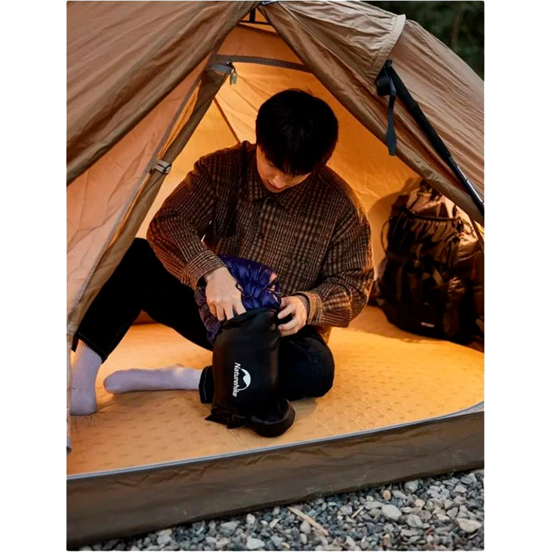 Компрессионный мешок NATUREHIKE M CNH22SD002 Black (6927595794975) Внешний материал 40D нейлон