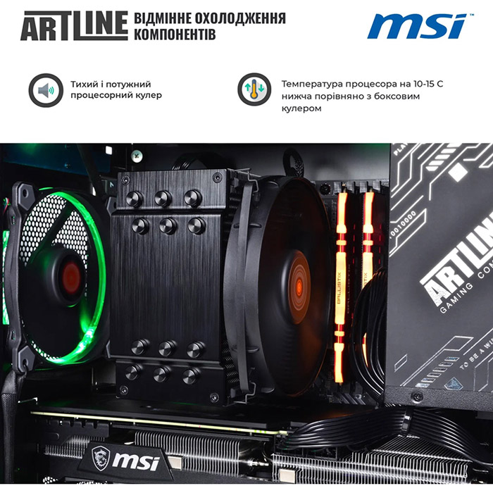 Компьютер ARTLINE Overlord DRAGON (DRAGONv94CH) Чипсет AMD B450