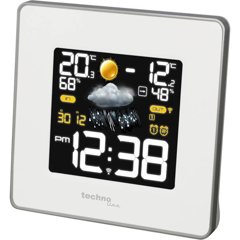 Метеостанція TECHNOLINE WS6440 White Спосіб установлення настінний