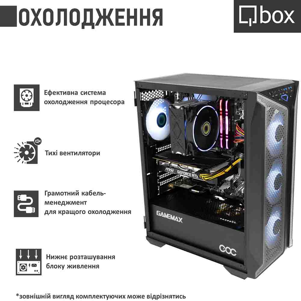 Комп'ютер QBOX I34314 Чіпсет Intel B660