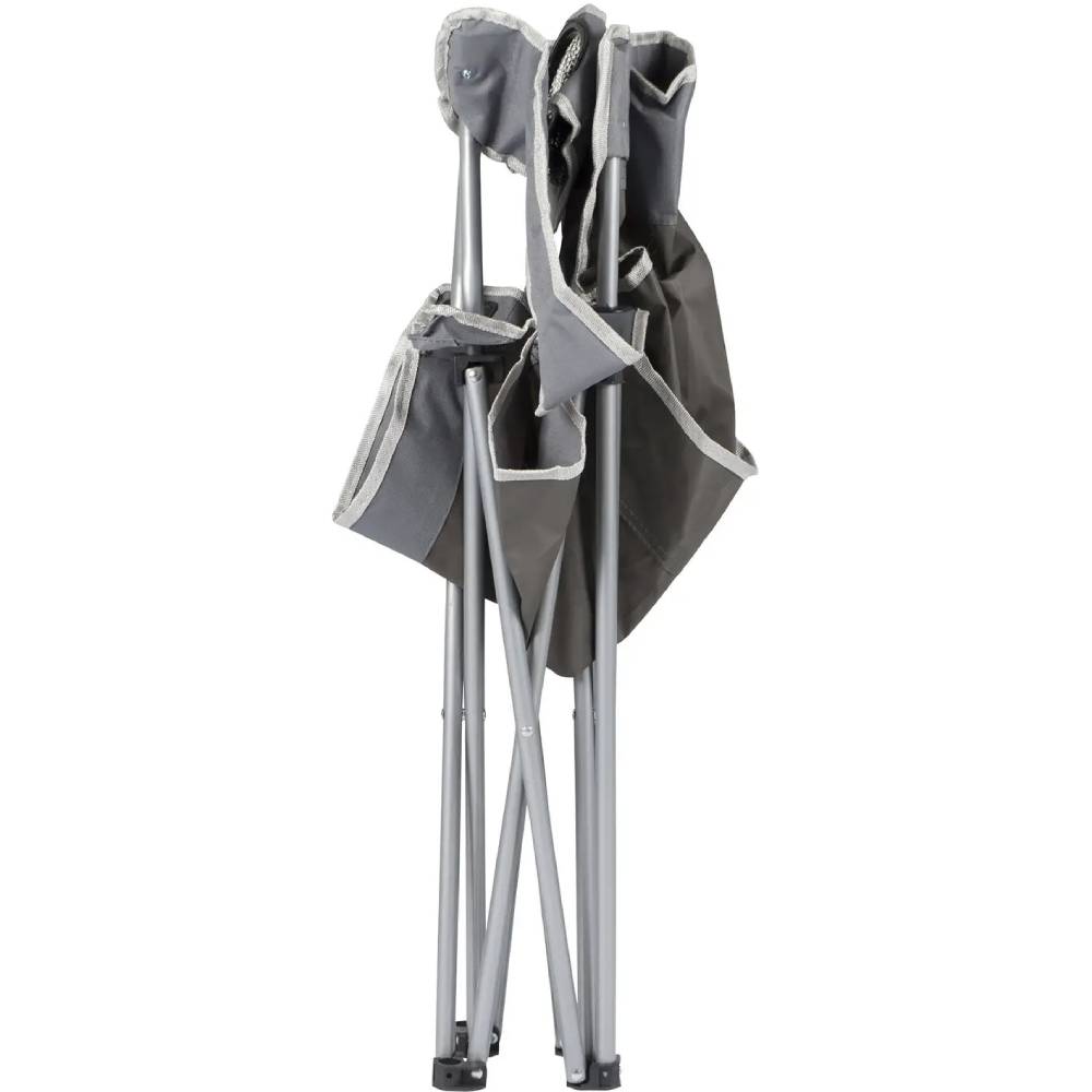 Стул складной BO-CAMP Foldable Compact Grey (1267192) Материал каркаса сталь