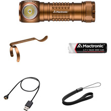 Ліхтар налобний MACTRONIC Sirius H12 1200 Lm USB Rechargeable (AHL0172)