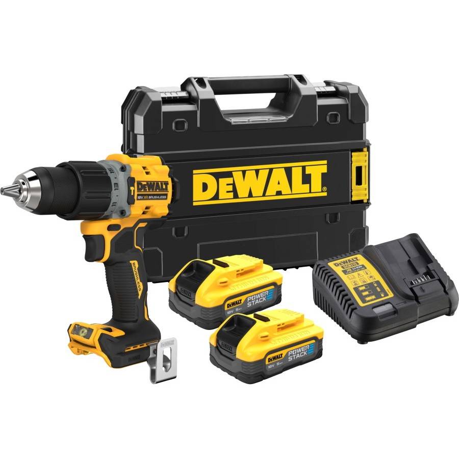 Дрель-шуруповерт DEWALT XR Li-Ion (DCD805P2T) Тип питания аккумулятор