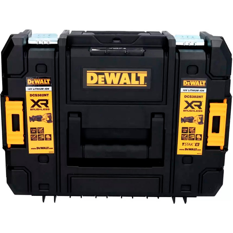 Шабельна пила DEWALT 18 В XR Li-lon TSTAK (DCS382NT) Величина ходу, мм 28.6