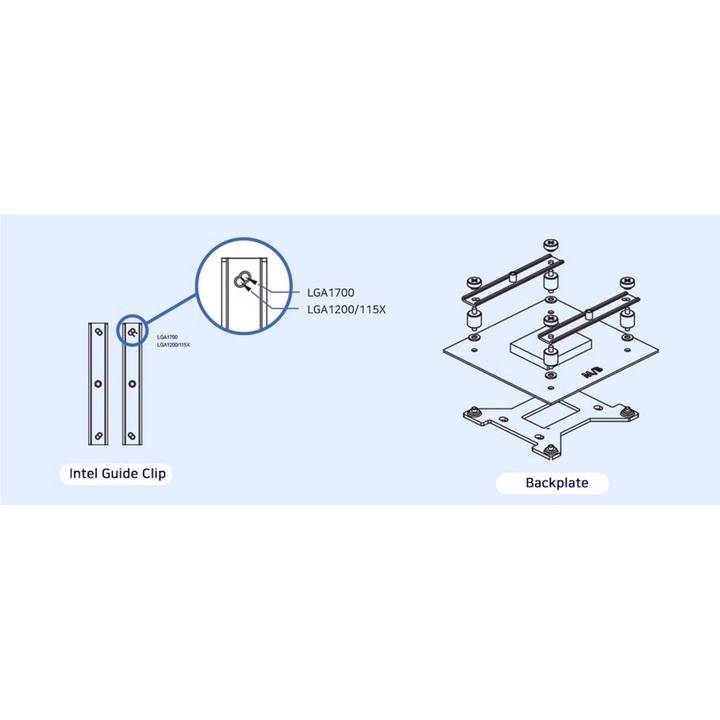 Універсальний перехідник ZALMAN для LGA1700 (ZM-1700MKA) Основні характеристики кріплення для Socket 1700