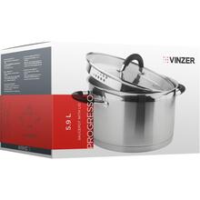 Кастрюля VINZER Progresso 5.9 л (50055)