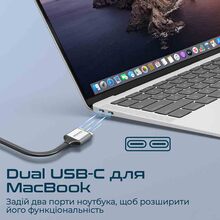 Док-станция Promate VersaHub-MST 13 в 1 для MacBook Grey (versahub-mst.grey)