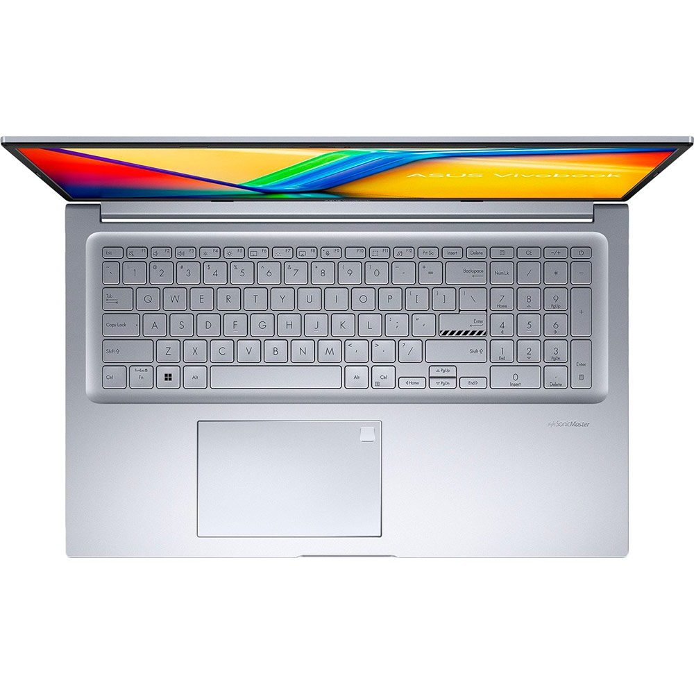 Внешний вид Ноутбук ASUS VivoBook 17X K3704VA-AU045 Transparent Silver (90NB1092-M001M0)