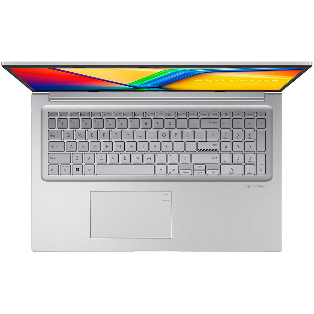 Зовнішній вигляд Ноутбук ASUS Vivobook 17 X1704ZA-AU010 Cool Silver (90NB10F1-M000A0)