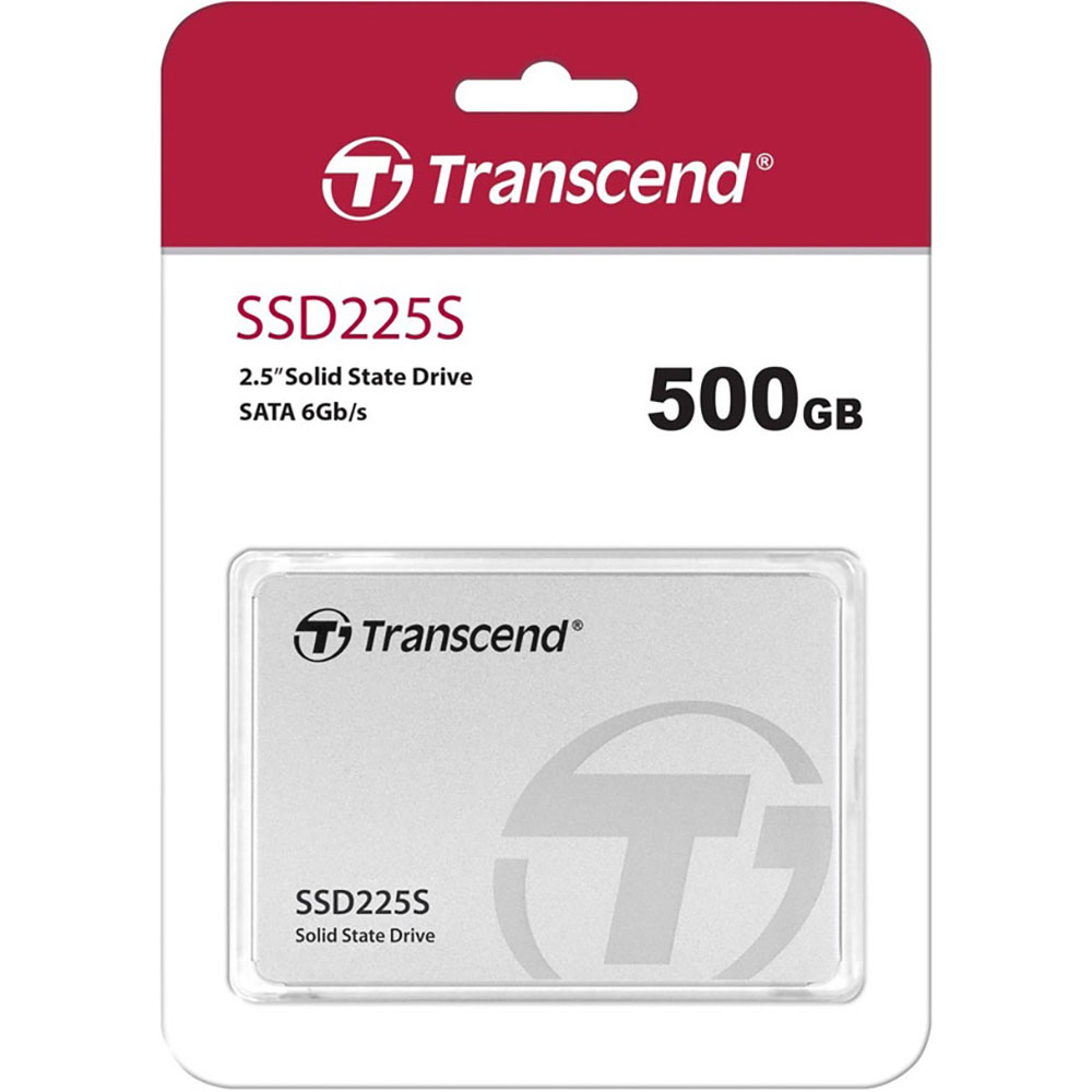 SSD накопитель TRANSCEND 2.5 500GB (TS500GSSD225S) Тип твердотельный накопитель (SSD)