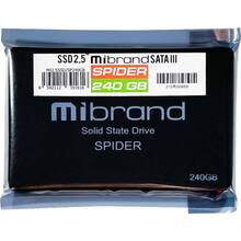 SSD накопичувач Mibrand Spider 240GB 2.5" SATAIII 3D NAND TLC Bulk (MI2.5SSD/SP240GB)