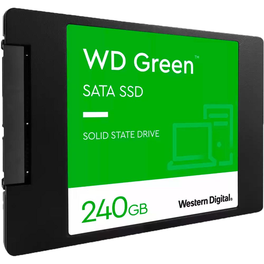 SSD накопичувач WD 2.5" 240GB (WDS240G3G0A) Тип твердотільний накопичувач (SSD)