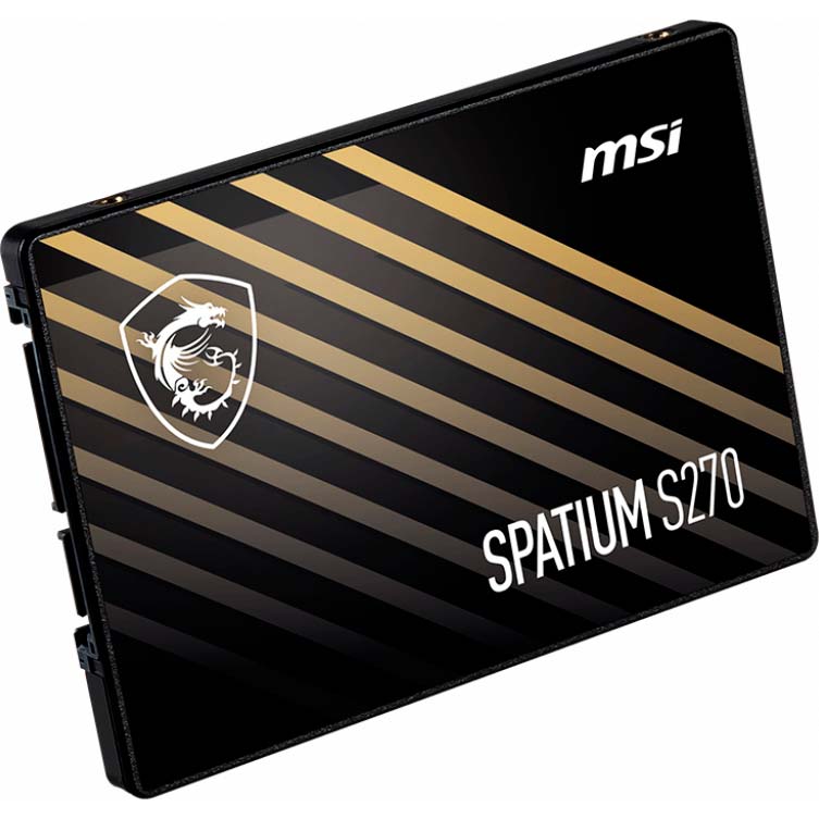SSD накопичувач MSI SPATIUM S270 240GB 2.5" SATAIII 3D NAND (S78-440N070-P83) Тип твердотільний накопичувач (SSD)