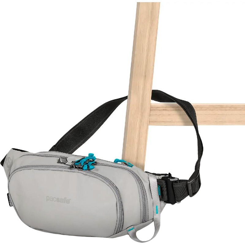 Сумка на пояс PACSAFE Eco Anti-Theft Waist Pack Grey (41104145) Объем 3.5
