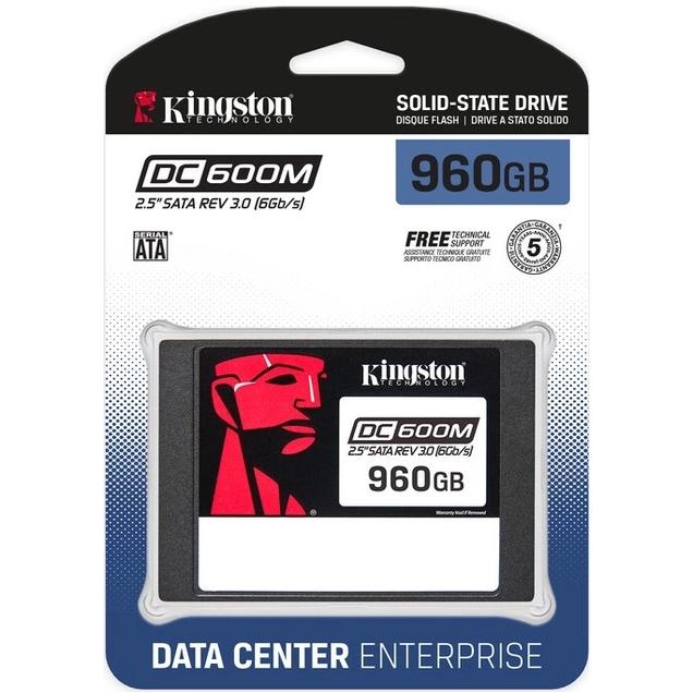 SSD накопитель KINGSTON 2.5" 960GB SATA DC600M (SEDC600M/960G) Тип твердотельный накопитель (SSD)