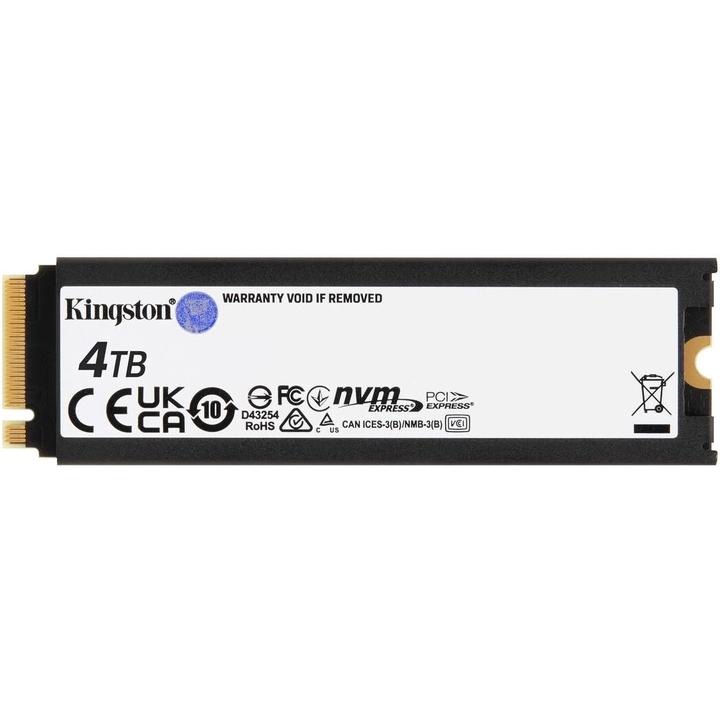SSD накопитель KINGSTON M.2 4TB PCIe 4.0 Fury Renegade (SFYRDK/4000G) Тип твердотельный накопитель (SSD)