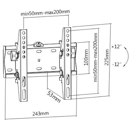 Кронштейн GEMBIRD WM-42T-02 Діагональ 23-42