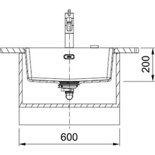 Мойка FRANKE Maris 553 х 433 х 200 мм MRG 110-52 White (125.0701.780)