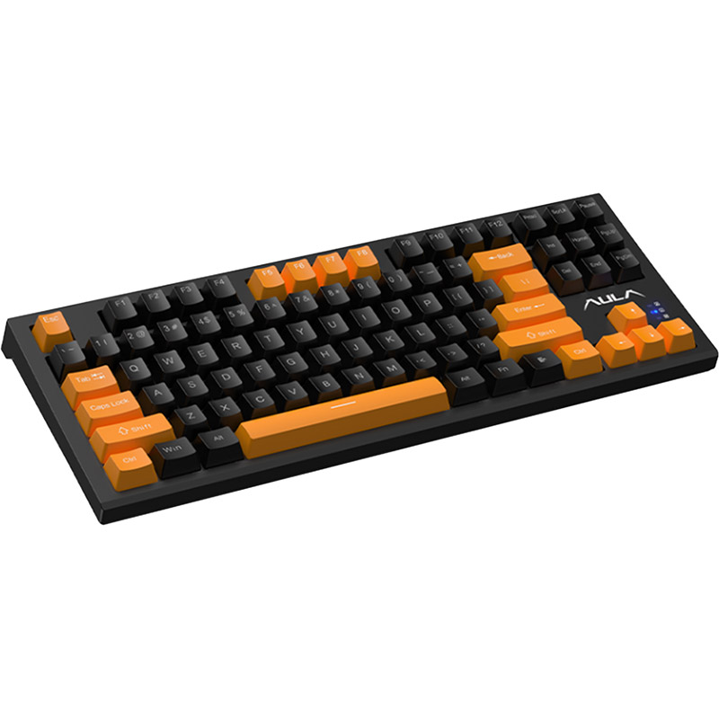 Клавиатура AULA F3032 Mechanical + 21 Yellow keys KRGD Brown EN/UA Black (6948391201740) Класс игровая