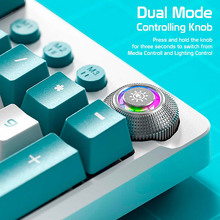 Клавиатура AULA F2088 PRO + 9 Orange keys KRGD Blue EN/UA White/Blue (6948391234908)