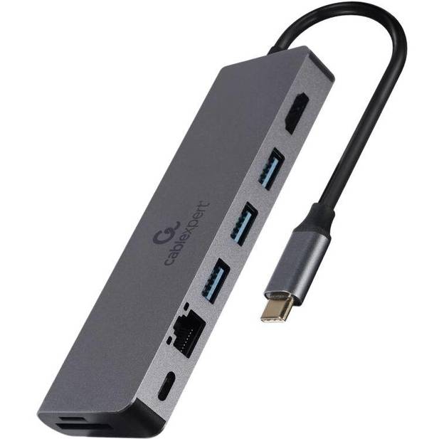 Док-станция CABLEXPERT USB Type-C 5-in-1 (A-CM-COMBO5-05) Тип питания пассивный