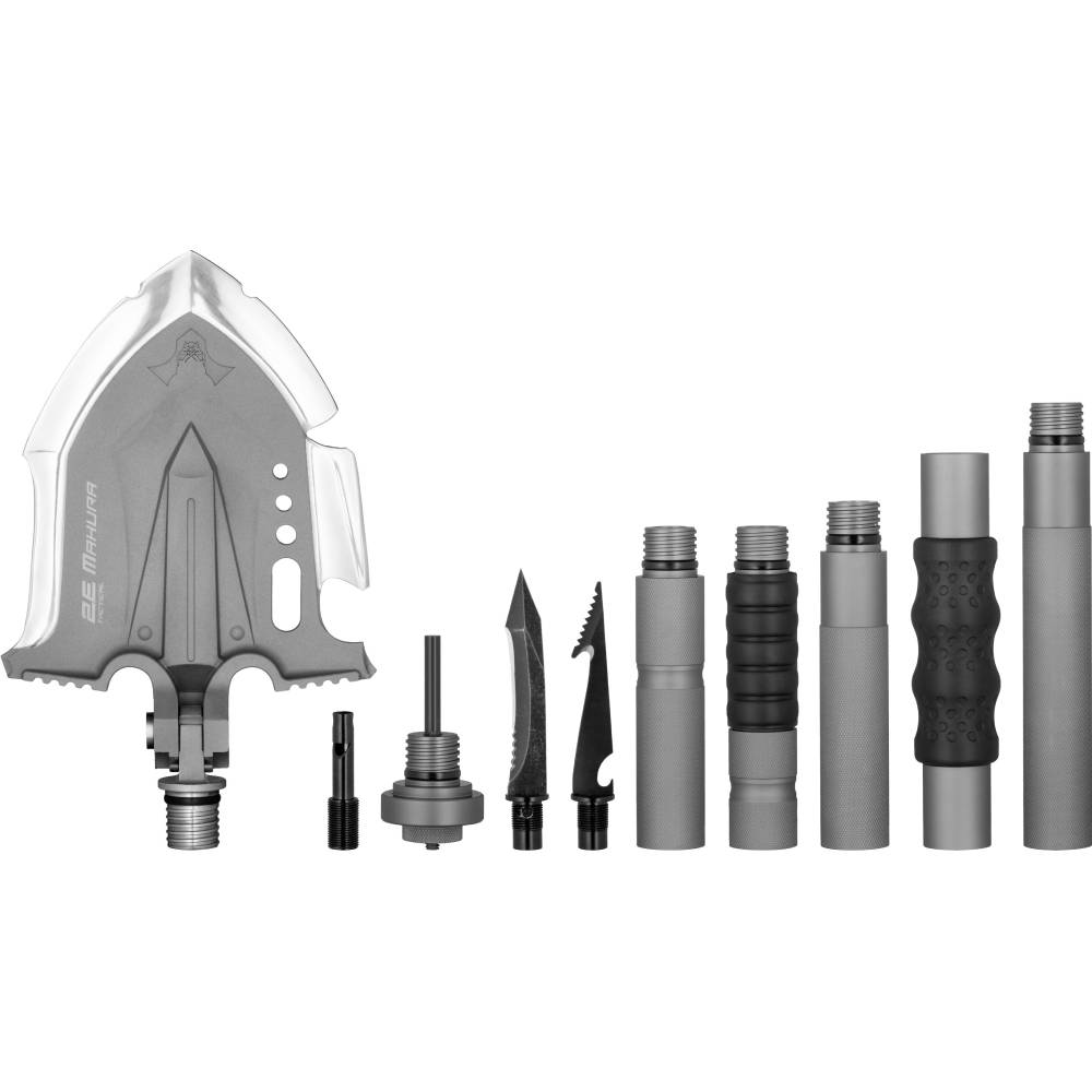 Лопата-мультитул тактическая 2E Mahura Steel Gray 23в1 (2E-TSMTSF3-STGR) Вес 1.5