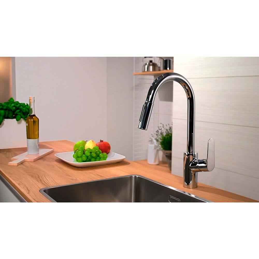 Смеситель HANSGROHE Focus (31815000) Способ монтажа врезной