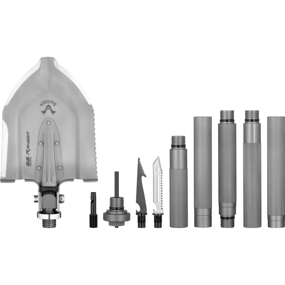 Лопата тактична 2E Ranger Steel Gray 22в1 (2E-TSMTSF1-STGR) Вага 1.1