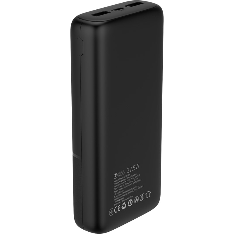 Powerbank SIGMA X-power SI20A2QL 20000 mAh Black Торговая марка SIGMA