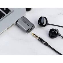Звукова карта VENTION Audio USB - 1х3.5 мм jack 4pin Metal (CDLH0)