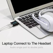 Звуковая карта VENTION Audio USB - 2х3.5 мм jack Metal (VAB-S17-B)