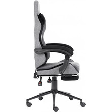 Кресло GT RACER X-2324 Fabric Gray/Black Suede