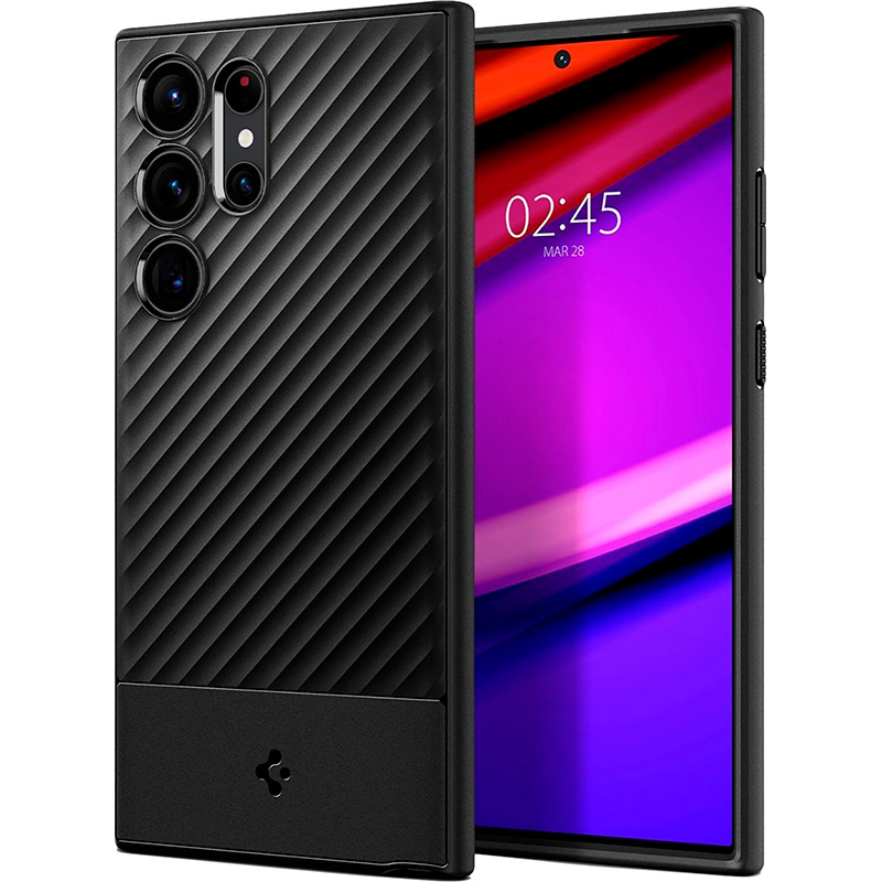 Зовнішній вигляд Чохол SPIGEN Core Armor для Samsung Galaxy S23 Ultra Matte Black (ACS05643)