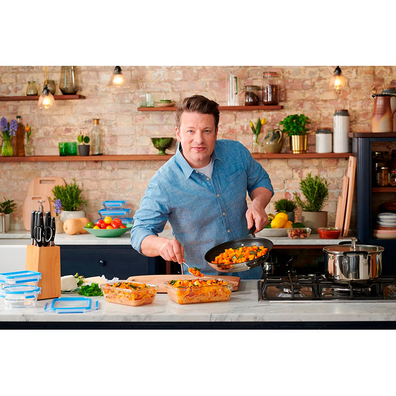 Сковорода TEFAL ВОК Jamie Oliver Home Cook 28 см (E3031955) Особливості індикатор нагріву