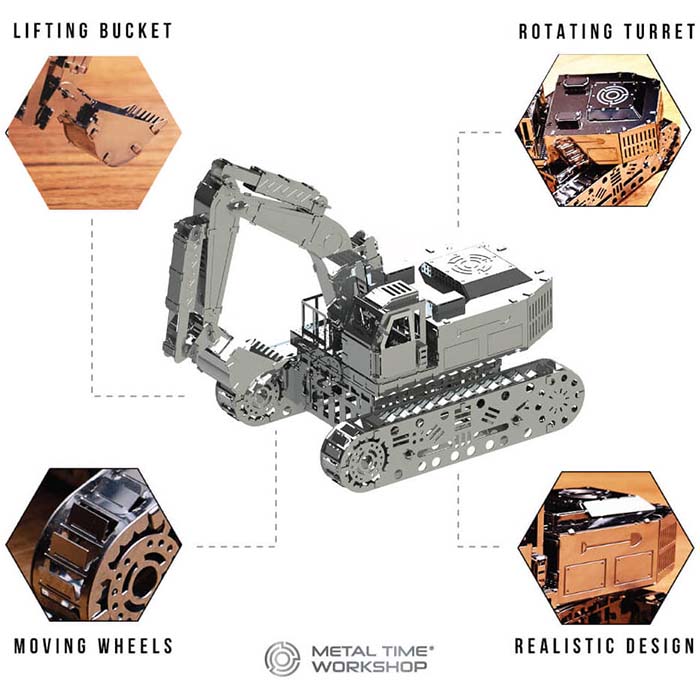 Конструктор METAL TIME Tireless Digger (MT043) Тематика тематичний