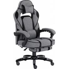 Кресло GT RACER X-2749-1 Fabric Gray/Black Suede